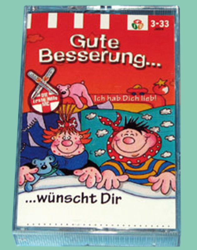 Kassetten „Gute Besserung“