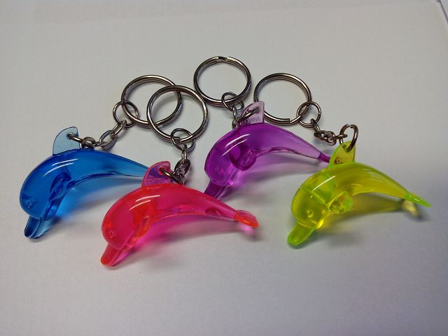Delfin an Schlüsselkette