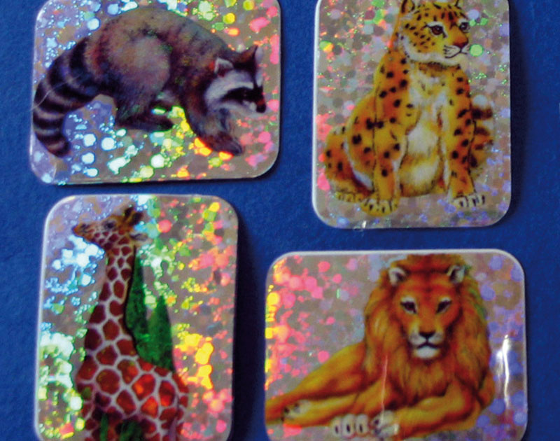 Sticker, wilde Tiere