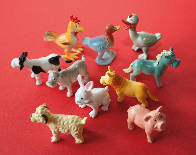 Lustige Farmtiere